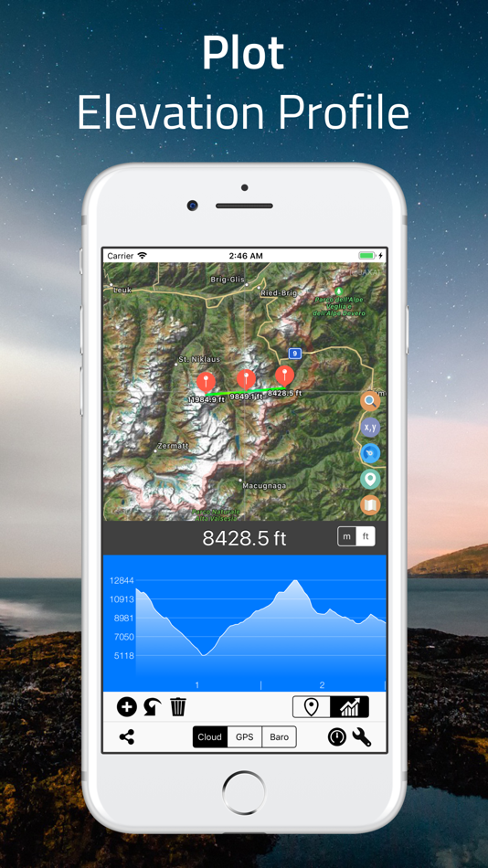 #6. Elevation - Altimeter Map (iOS) By: Mapnitude Company Limited
