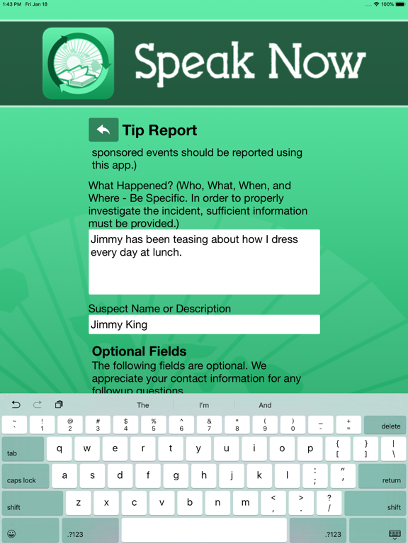 Speak Now HIDOE iPad screenshot 3 - Education app