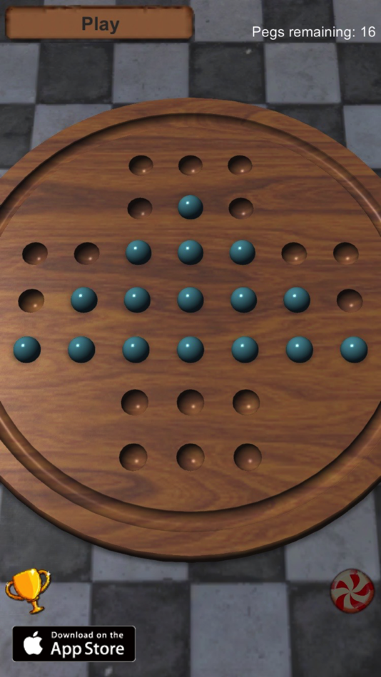 #5. Peg Solitaire Brainvita (iOS) 由: Chienfu Huang