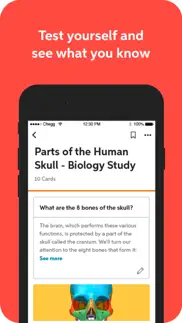 chegg prep - study flashcards iphone screenshot 4