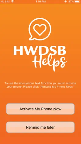 Game screenshot HWDSB Helps apk