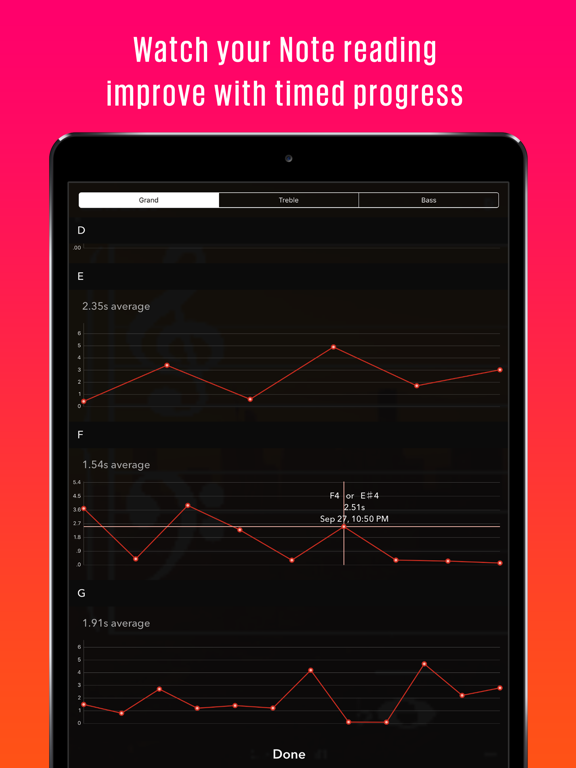 Screenshot #6 pour Note Flash Music Sight Reading