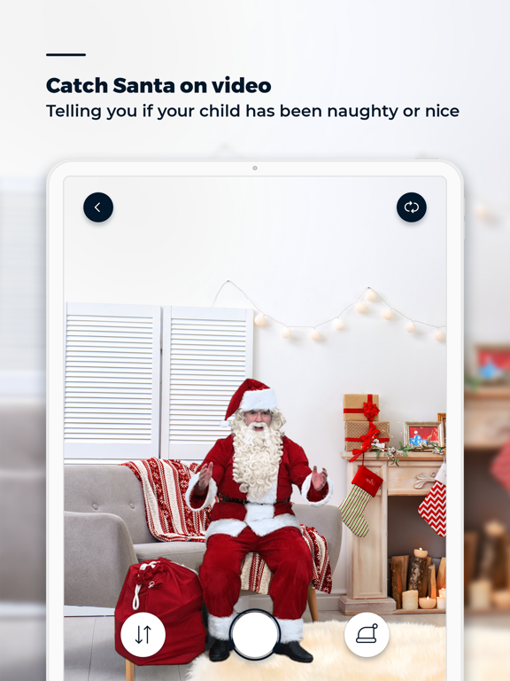 Catch Santa AR iPad screenshot 5 - Photo & Video app