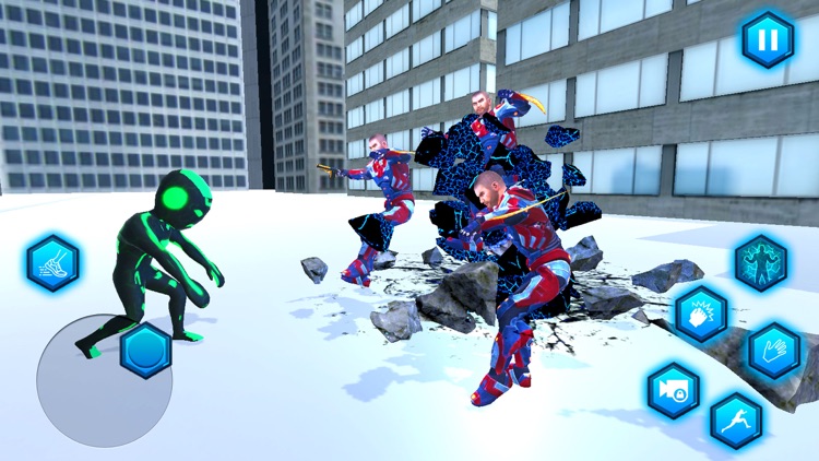 Iron Stickman Superhero Fight screenshot-3