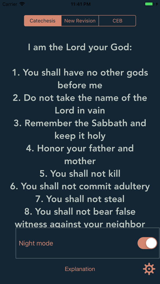 #2. iDecalogue (iOS) Podle: Marco Marengo