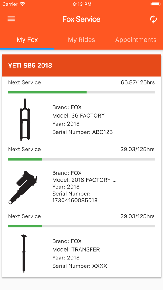 #2. Fox Suspension Service (iOS) 由: David Elizondo
