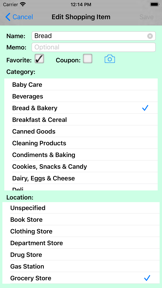 Shopping.List screenshot