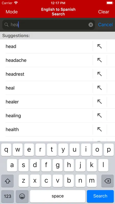 Eng-Span Medical Dictionary 4E screenshot 3 of 10