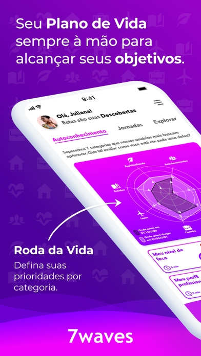 7waves - Planejamento e metas Screenshot