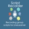Script Recorder is a companion app to the LineLearner script learning app