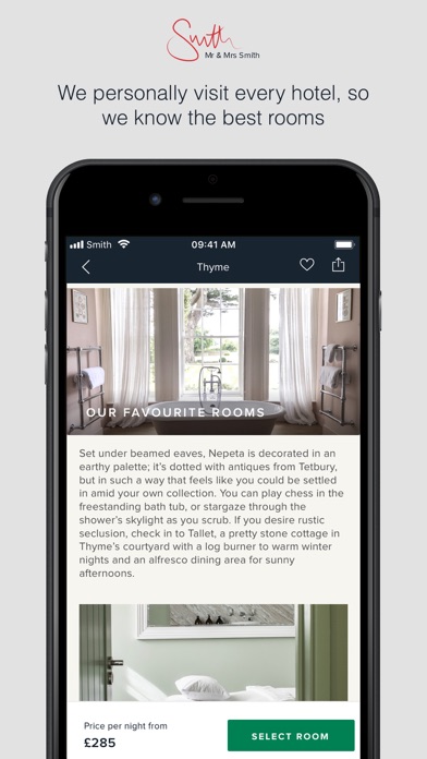 Screenshot #3 pour Mr & Mrs Smith boutique hotels