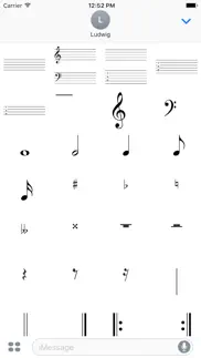 music notation stickers! iphone screenshot 3