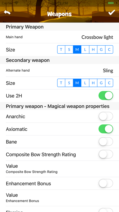 Screenshot #3 pour D20 Attack! for Pathfinder