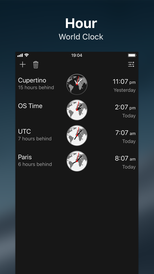 Hour - World Clock by seense - 3.9.1 - (iOS)