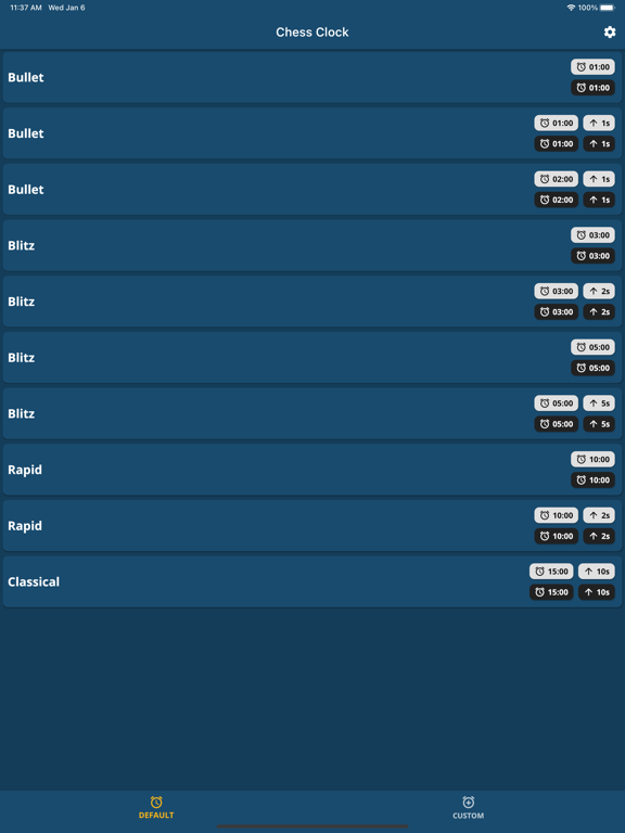 Screenshot #4 pour Chess Clock/Timer
