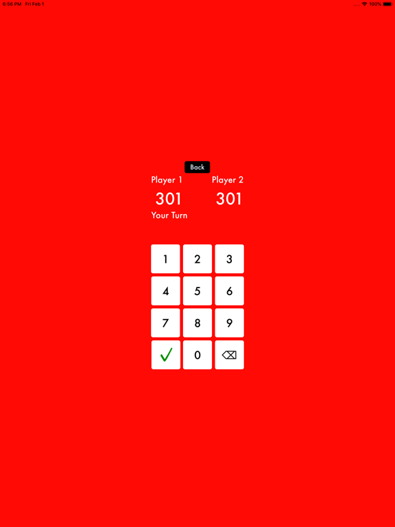 Dart Scorer iPad screenshot 5 - Sports app