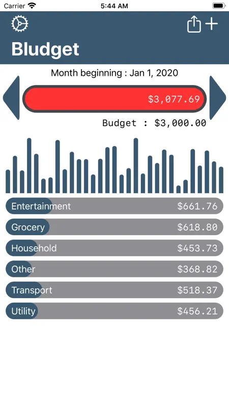 Bludget screenshot 2 of 3