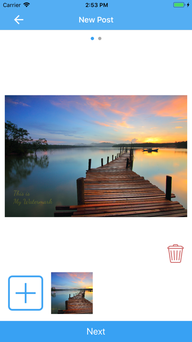 Screenshot #2 pour Social Watermark Creator