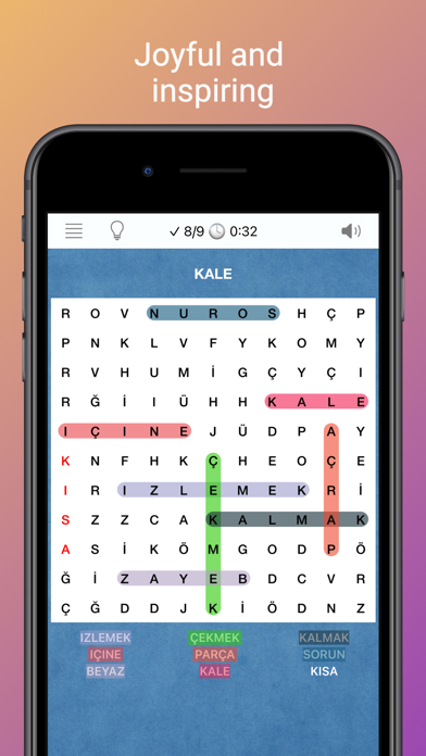 Word Search Brain Puzzle Game Screenshot