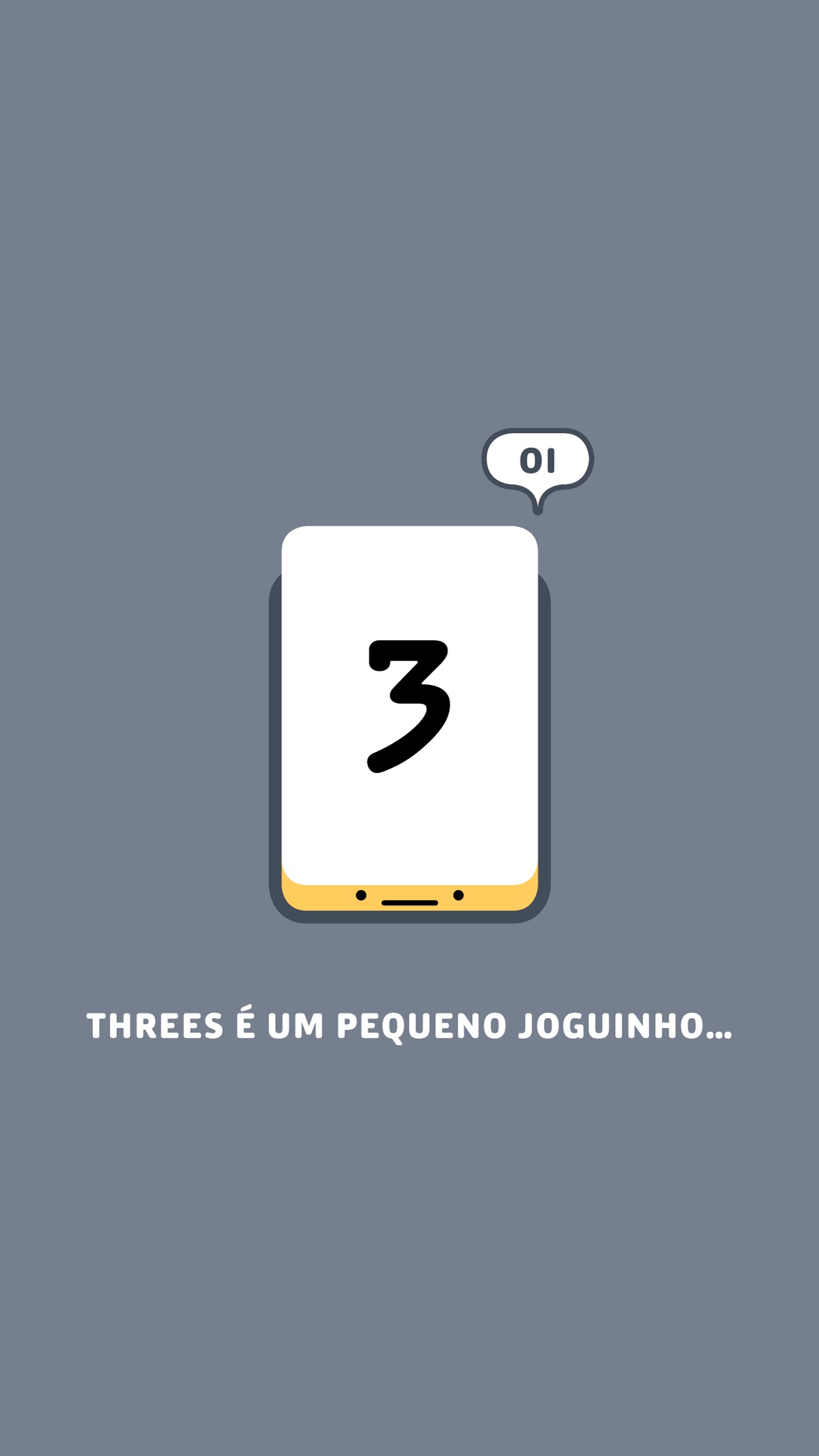 Screenshot do app Threes!