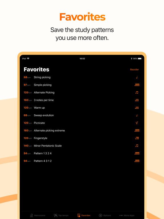 Metronome Cifra Club iPad screenshot 4 - Music app