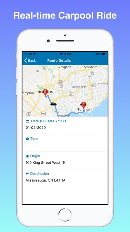 EcoRyd - Carpool Your Commute screenshot-5