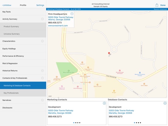 eVestment iPad screenshot 3 - Finance app