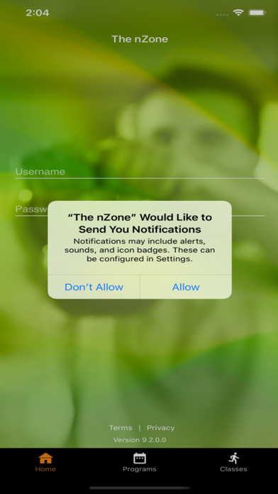 The nZone Screenshot