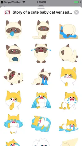 Game screenshot Cute baby cat ver.sadness mod apk