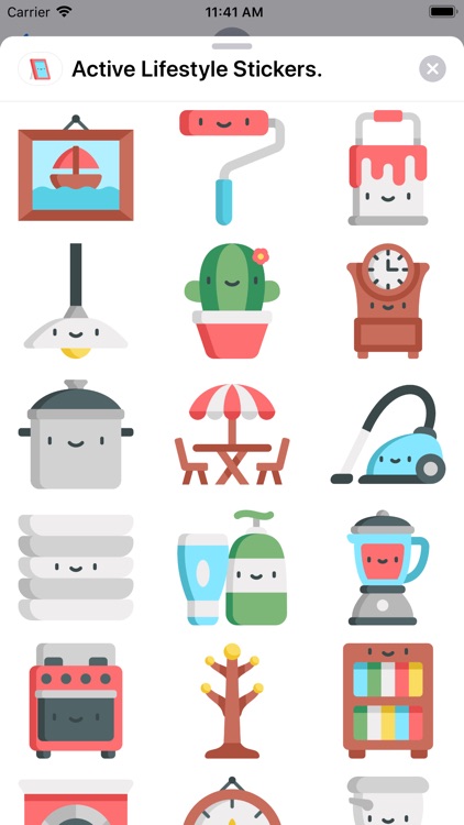 Home Living Stickers.