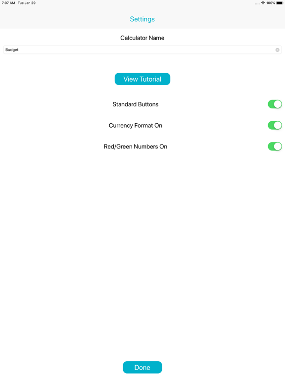 Total Calculator + iPad screenshot 4 - Utilities app