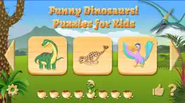 dino puzzle for kids full game iphone screenshot 1