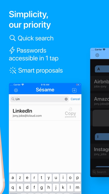 Sésame secure Password Manager