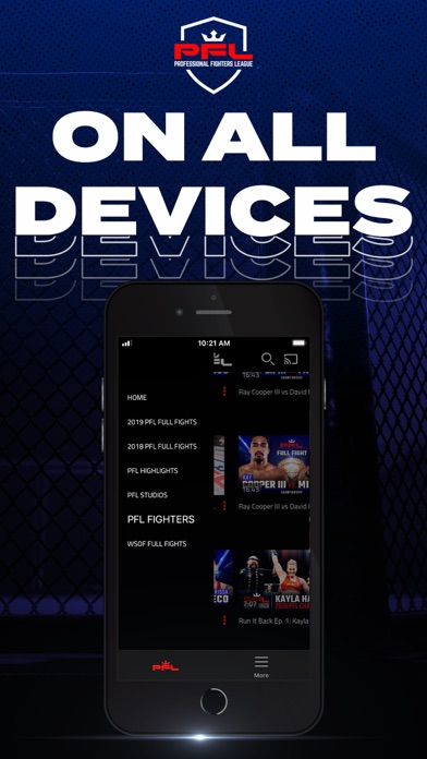 PFL Fight Central Screenshot
