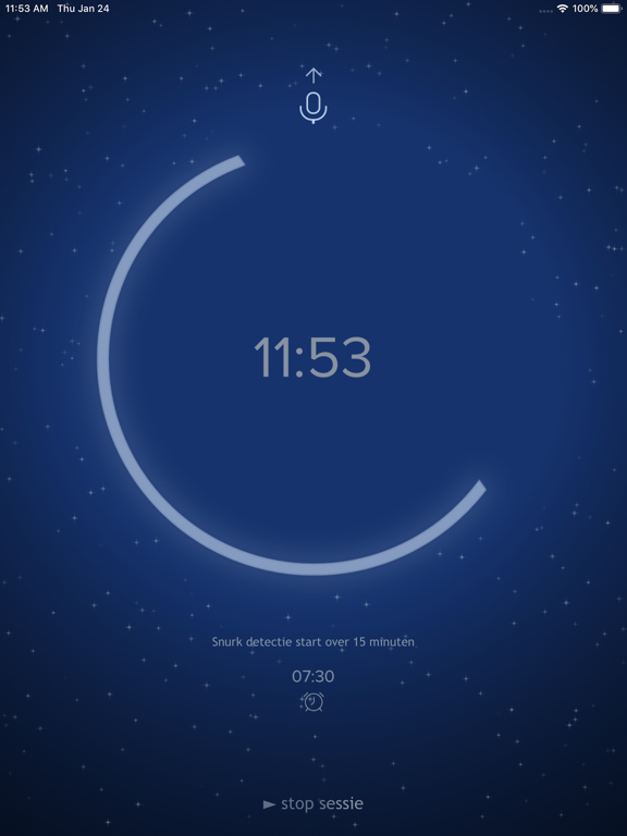 SnoreLab: Snurk opnames iPad app afbeelding 2