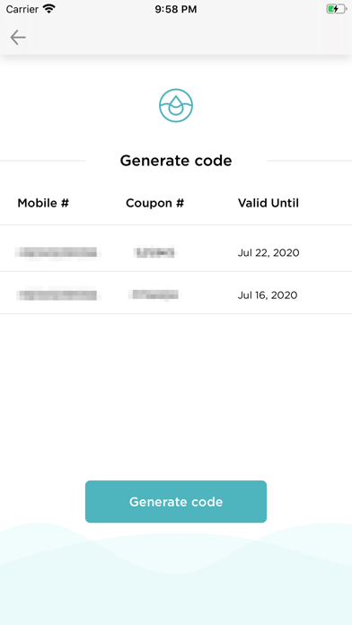 Mywater-app Screenshot