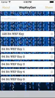 wep keys for wifi passwords iphone screenshot 1