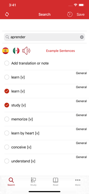 Spanish Vocabulary Notebook(圖1)-速報App