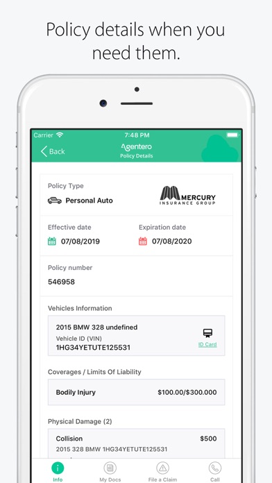 CoverPocket Insurance Manager: Save time and money screenshot