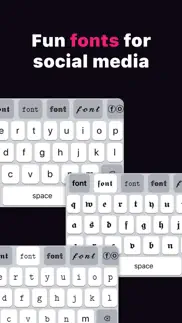 fontkey - fonts keyboard emoji iphone screenshot 3