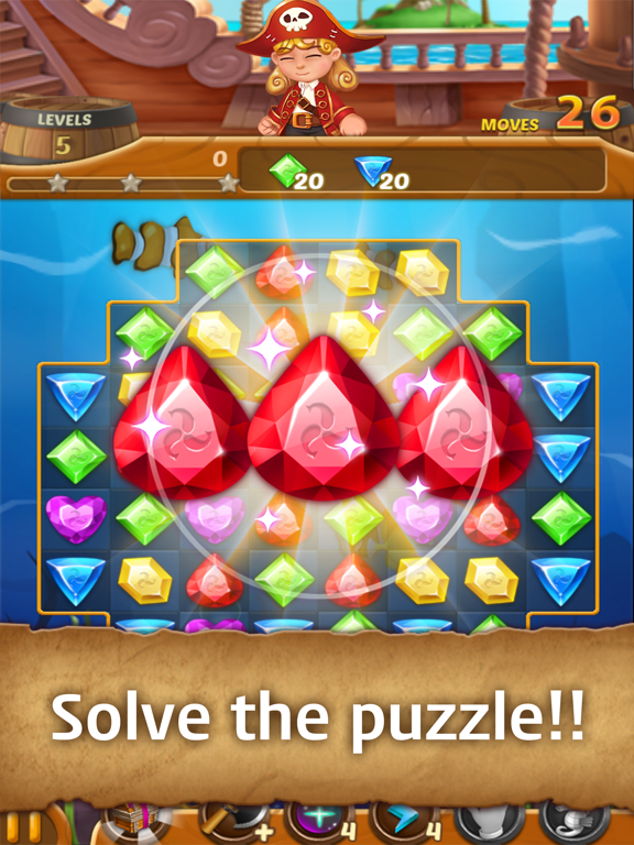 Jewels Ocean: Match3 Puzzle