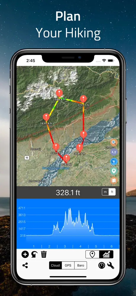 Elevation - Altimeter Map
