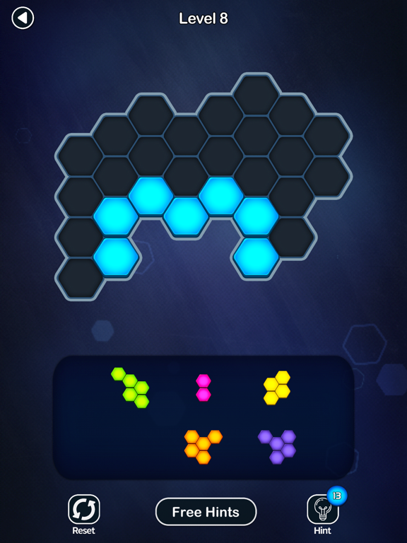 Super Hex Block Puzzle - Hexa iPad screenshot 7 - Games app