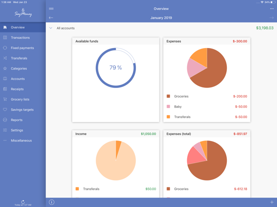 Screenshot #4 pour SayMoney Pro - Vos finances