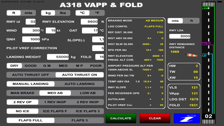 A318 VAPP FOLD