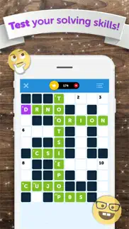 crossword quiz - word puzzles! iphone screenshot 1