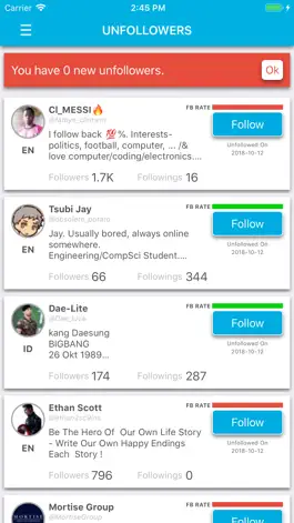 Game screenshot Unfollower Stats apk