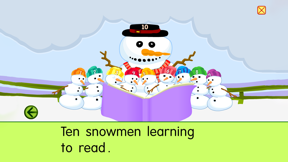 Starfall Snowman screenshot