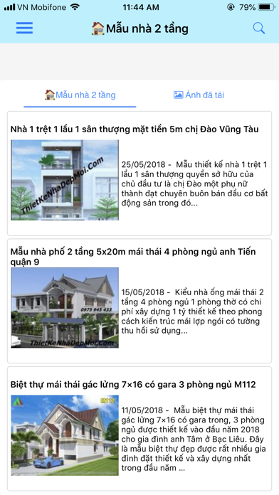 Screenshot #1 pour Mẫu nhà đẹp