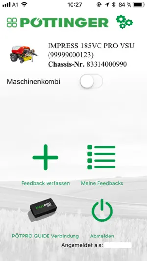 PÖTCOM – Pöttinger Comment App screenshot 2